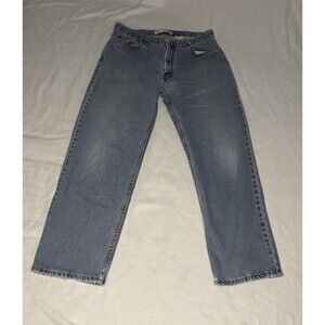 Levi's 550 Jeans Mens 36x32 Relaxed Fit Medium Blue Denim Pants Classic Casual